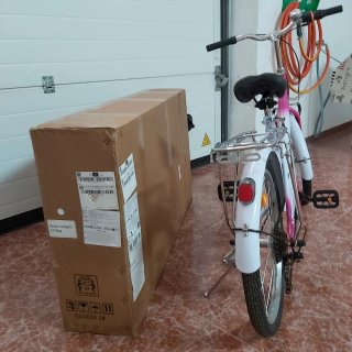 Bicicleta Niña 20 Blanca y Rosa Nueva