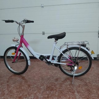 Bicicleta Niña 20 Blanca y Rosa Nueva