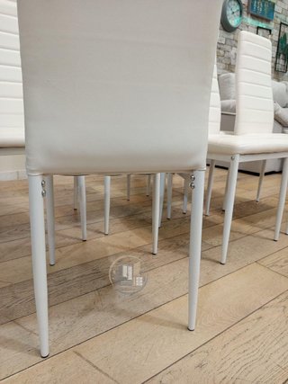 Pack de 6 Sillas- Polipiel y Metal