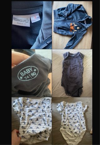 Lote ropa bebé 4-23 meses. (Zara, Tex y Disney).