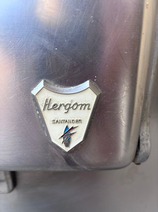 Cocina de carbón Hergom Santander, completa