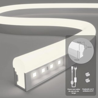 Tira LED Neón Blanco Natural 20m IP67
