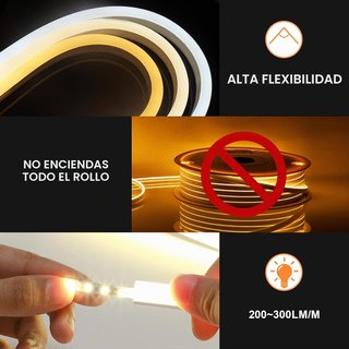 Tira LED Neón Blanco Natural 20m IP67