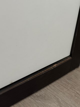 Escritorio IKEA MICKE con estantería, negro/blanco