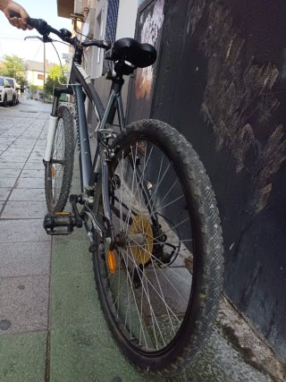 Bicicleta Rockrider Gris
