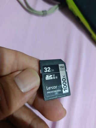 Tarjeta Lexar 32GB 1000x SDHC Profesional