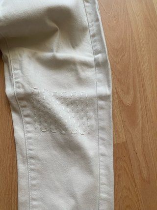 Pantalones Desigual blancos con Bordado