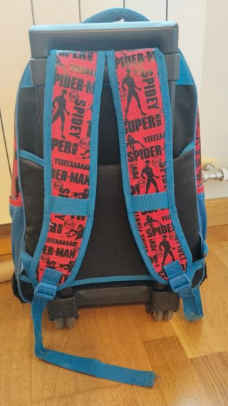 Mochila Spiderman 2 ruedas