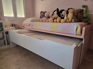 Cama Nido Doble con Cajones 90x190