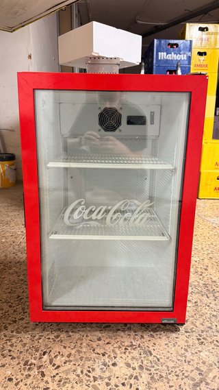 Nevera Coca-Cola Mediana Roja