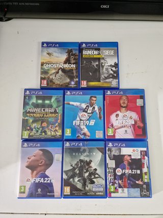 Lote 8 juegos PS4 originales