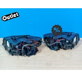 DW FAROS AUDI A4 B6 00-04 OJOS ANGEL CCFL FONDO CROMO R14536