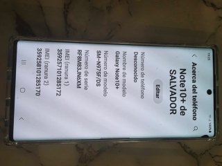 Samsung Galaxy Note 10+ Negro Usado