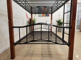 Litera Doble Mixta de Madera y Metal (90x190cm)