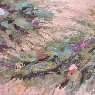 Cuadros florales abstractos impresionistas