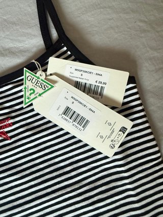 Camiseta tirantes Guess Jeans rayas