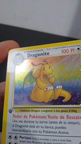 Dragonite Holo Fósil 1ª Edición Español