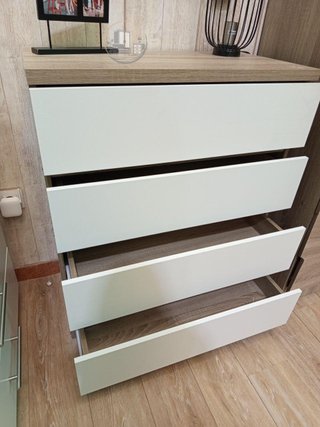 Cómoda de Madera 4 Cajones (Nueva)