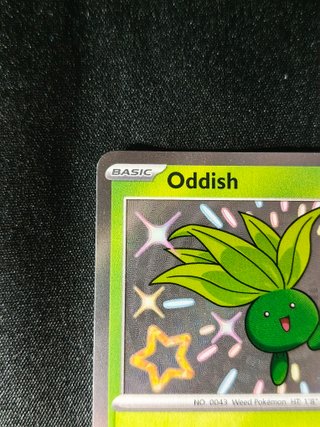 Oddish 092/091 Paldean Fates Shiny NM