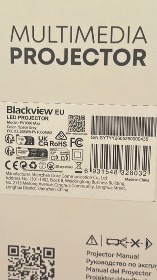 Proyector Blackview PV1000 Max Nuevo