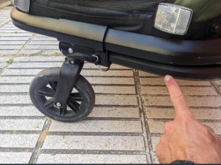 Remolque Bicicleta HAMAX 2 Plazas Plegable