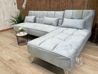 Sofa-cama chaise longue, con 3 cojines