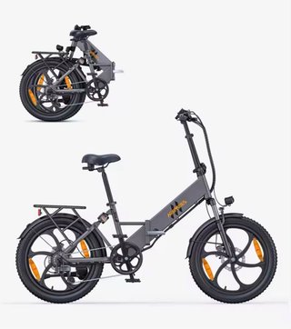 Bicicleta Eléctrica Plegable Gris Hillmiles Mile2
