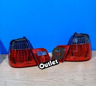 DW PILOTOS BMW E46 99-03 CABRIO LED ROJO AHUMADO LOOK M3 R14