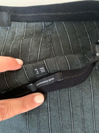 Pantalón de lino Massimo Dutti rayas