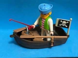 Playmobil 3792 Barco Pirata con Pesca