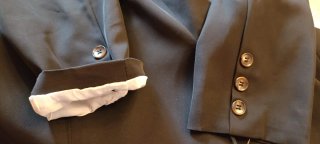 Blazer Morango Negra Talla S