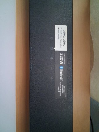 Barra de Sonido Sony Negra y Beige