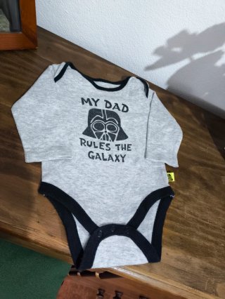 Body bebé My Dad Rules the Galaxy