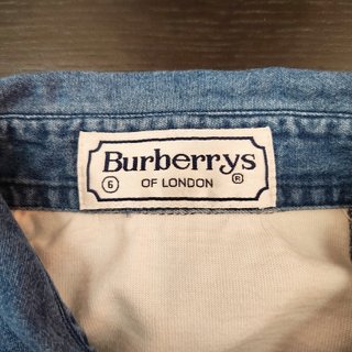 Burberrys of London polo vintage colorblock 90s L