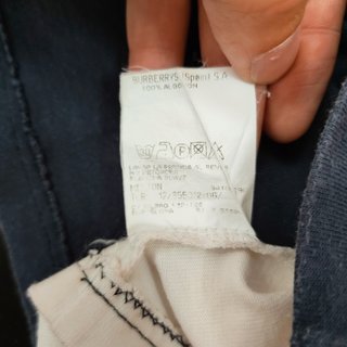 Burberrys of London polo vintage colorblock 90s L