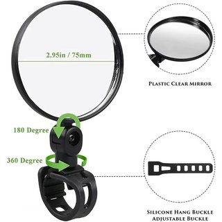 2 Espejos Bici Ajustables 360°