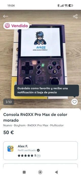 Consola RG40XX Pro Max