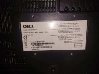 TV OKI Negra con HDMI y TDT Integrado 19