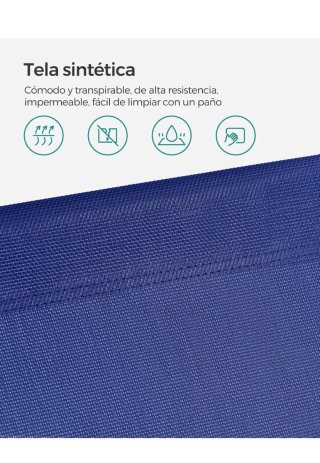 Tumbona Plegable SONGMICS Azul