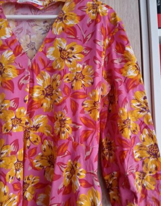 (L) Vestido largo estampado de Sfera