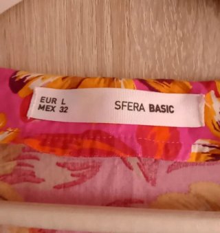 (L) Vestido largo estampado de Sfera