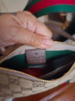 Bolso Gucci Beige y Verde