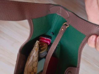 Bolso Gucci Beige y Verde