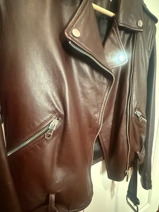 Chaqueta de piel Uterqüe Talla M