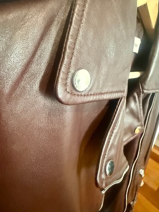 Chaqueta de piel Uterqüe Talla M