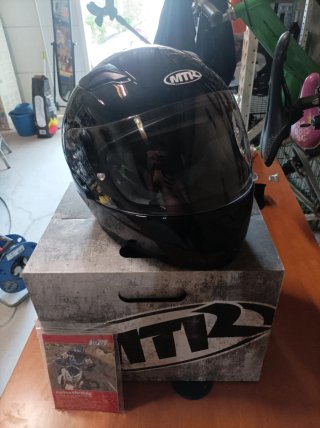 Casco MTR Integral Niño Negro