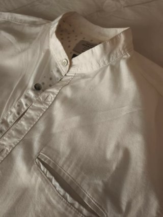 Camisa Jack Jones Blanca Manga Larga Talla M