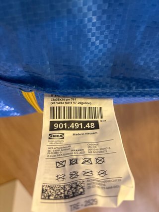 Bolsa de cremallera Ikea