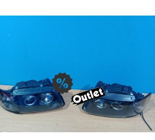 DW FAROS AUDI A3 8L 96-00 OJOS ANGEL FONDO NEGRO H1 R146052C