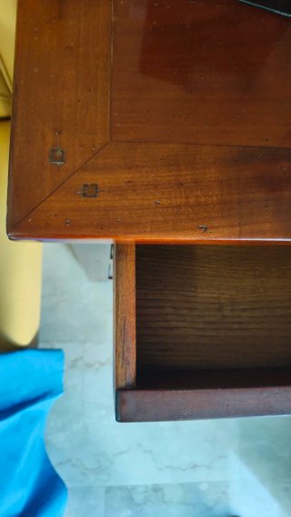 2 Comodini Legno Massiccio Ciliegio